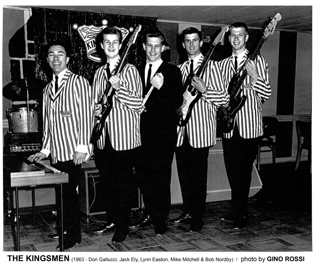 The Kingsmen with Jack Ely, circa 1963